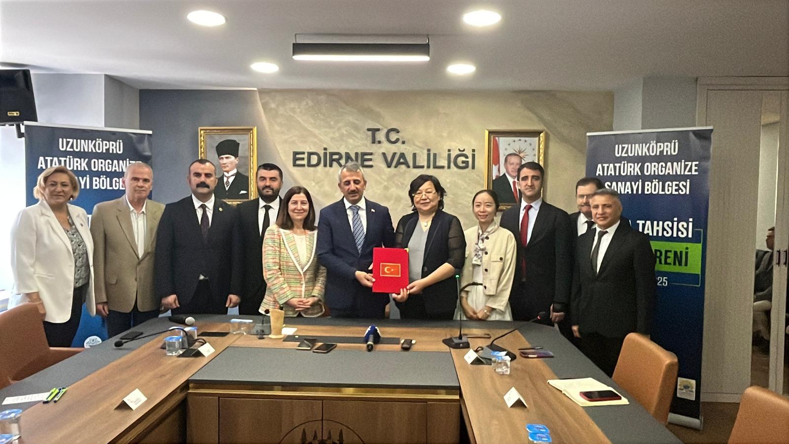 Uzunköprü OSB’de ilk imzalar atıldı!