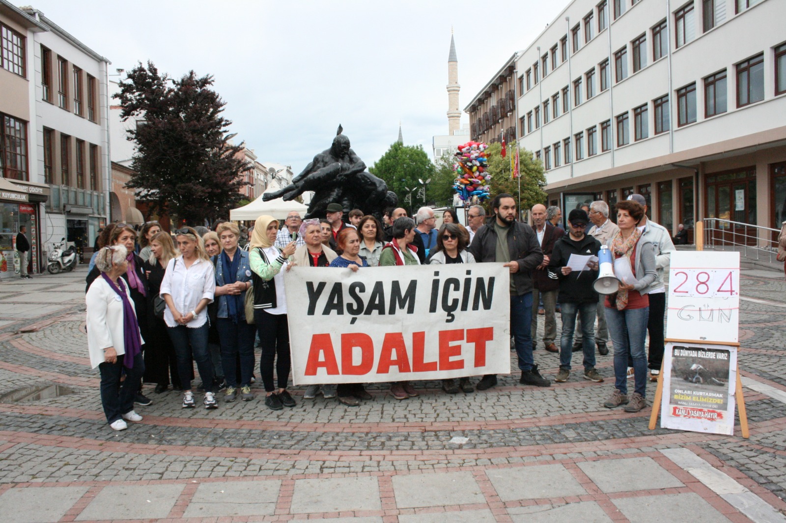 284 günlük 'yaşam hakkı' eylemi sonlandırıldı