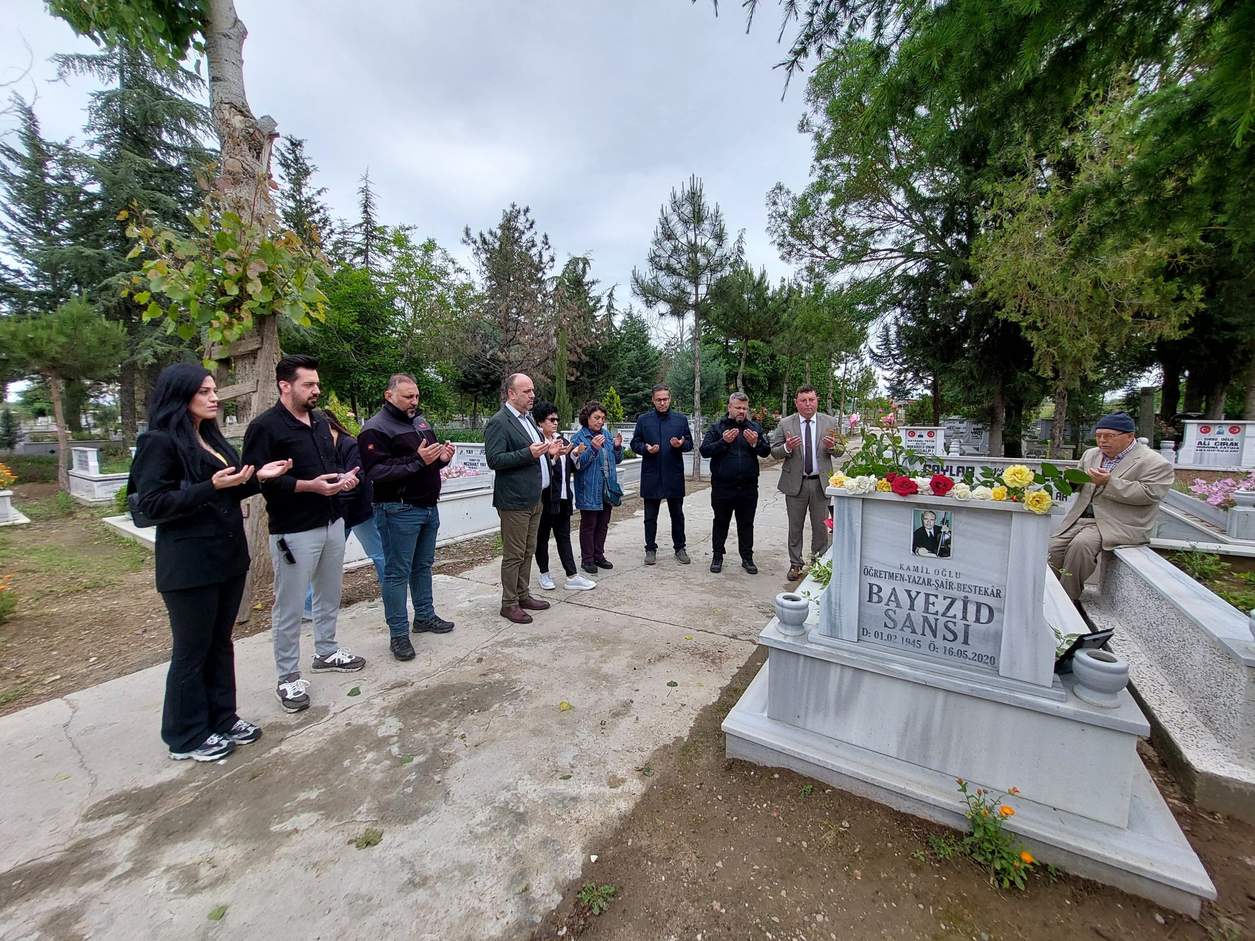 Edirne'nin değerine vefa: Beyazıt Sansı, kabri başında anıldı