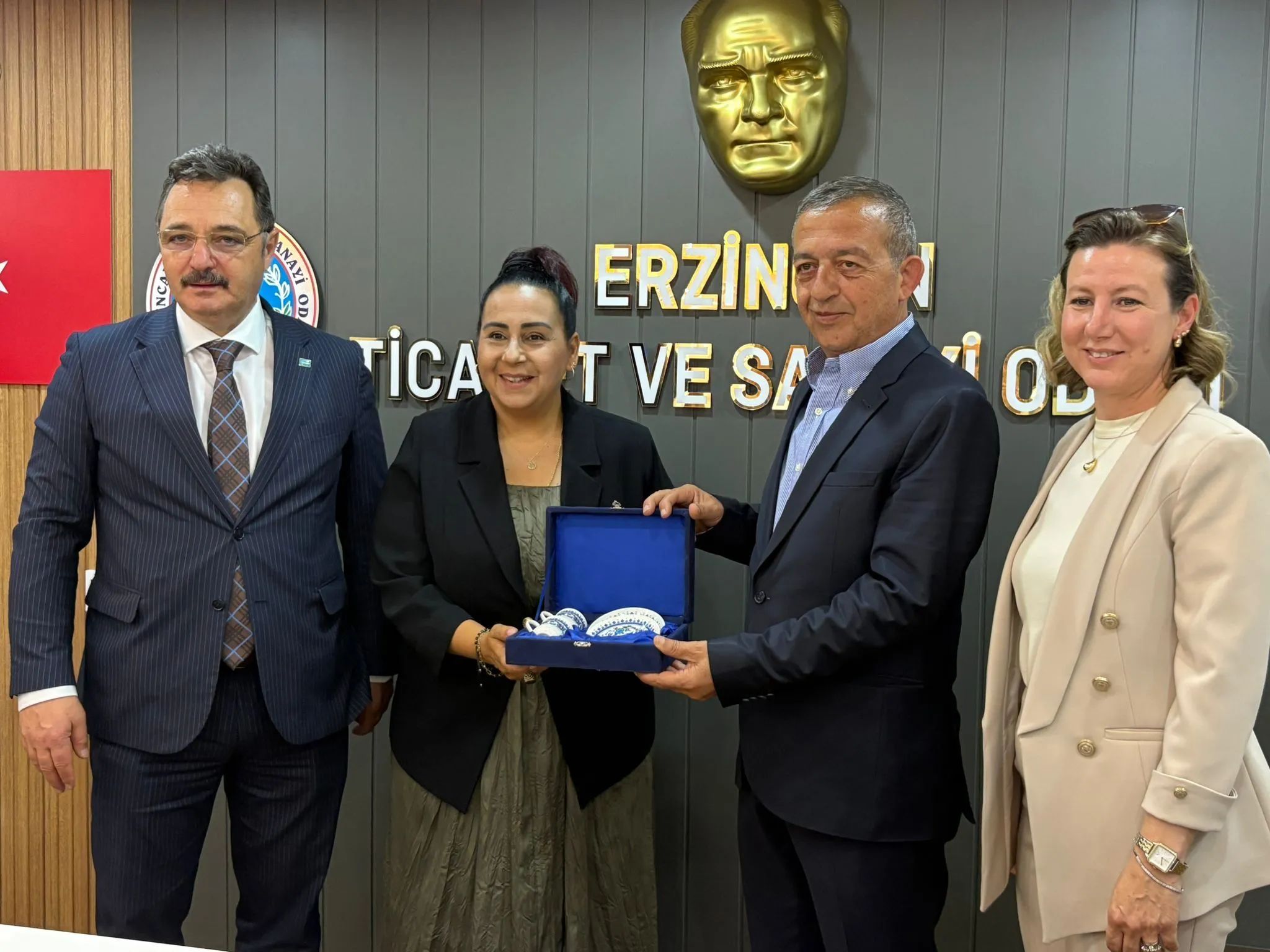 TİMBİR’den Erzincan TSO Başkanı Ahmet Tanoğlu’na ziyaret