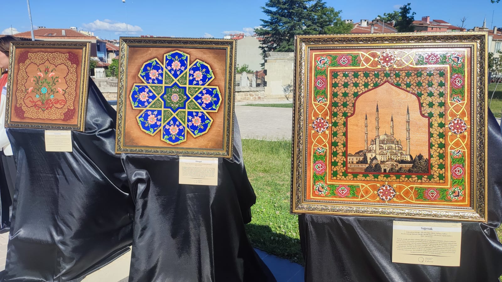 Selimiye Camii motifleri geleneksel sanatla buluştu