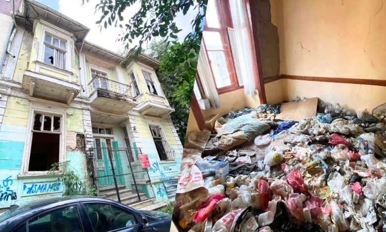 Tarihi cemevi konağı kaderine terk edildi