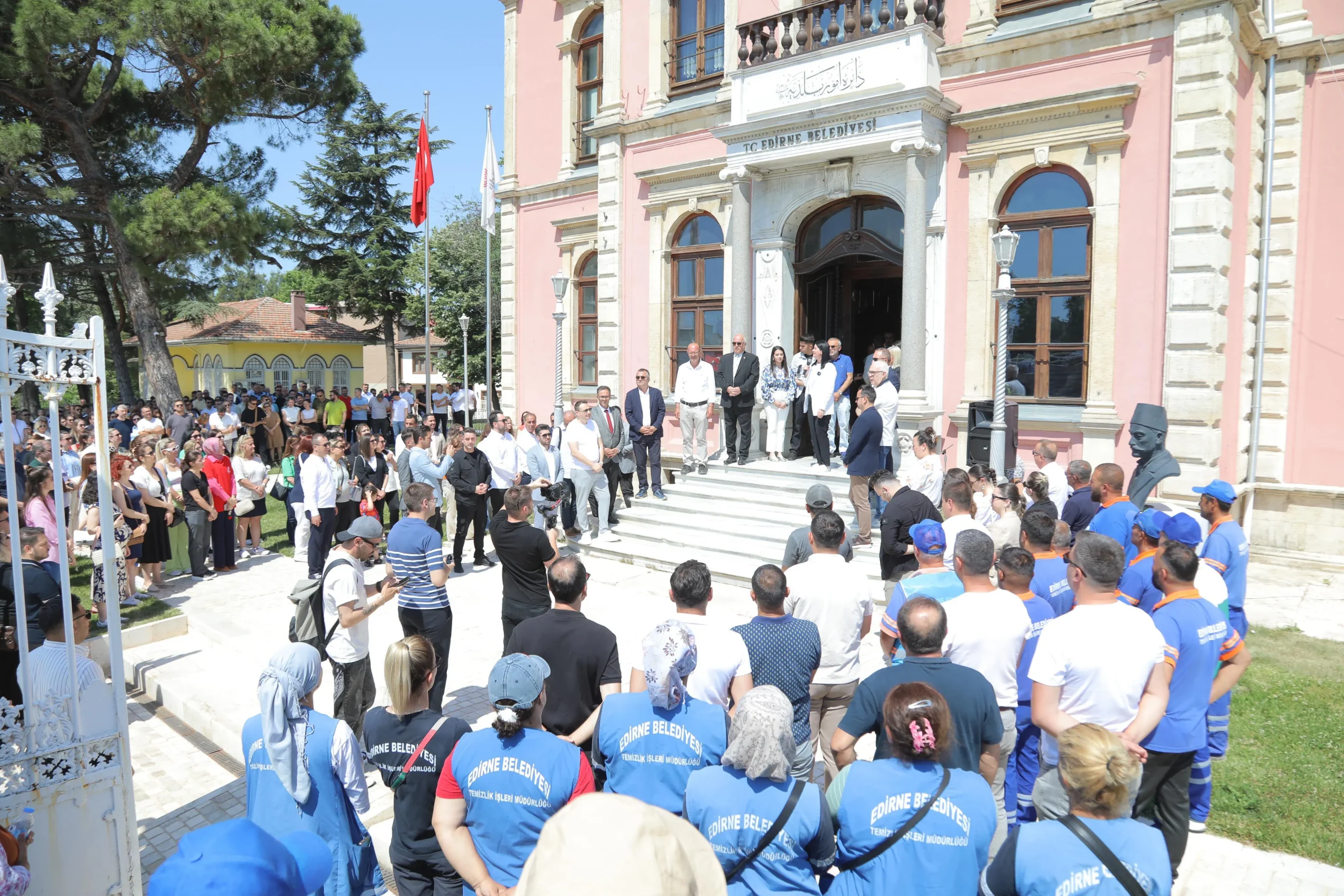 Belediyede bayramlaşma töreni