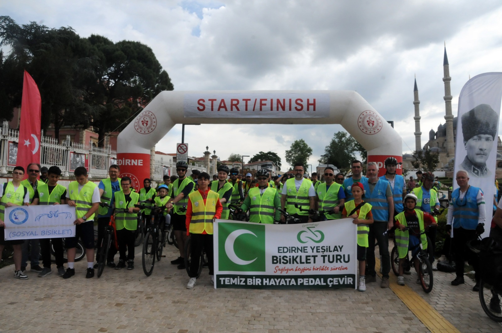 Pedallar ‘sağlık’ için döndü