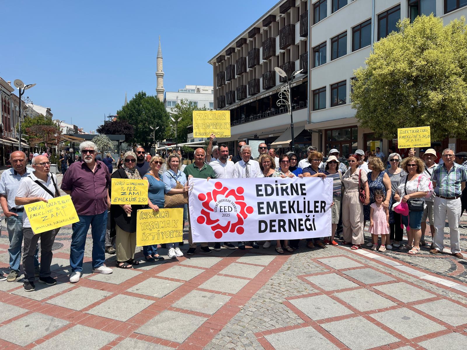 Emekliler Edirne’den seslendi: