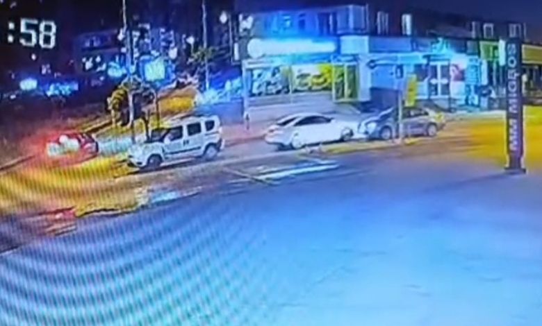 Zincirleme trafik kazasında 1 yaralı