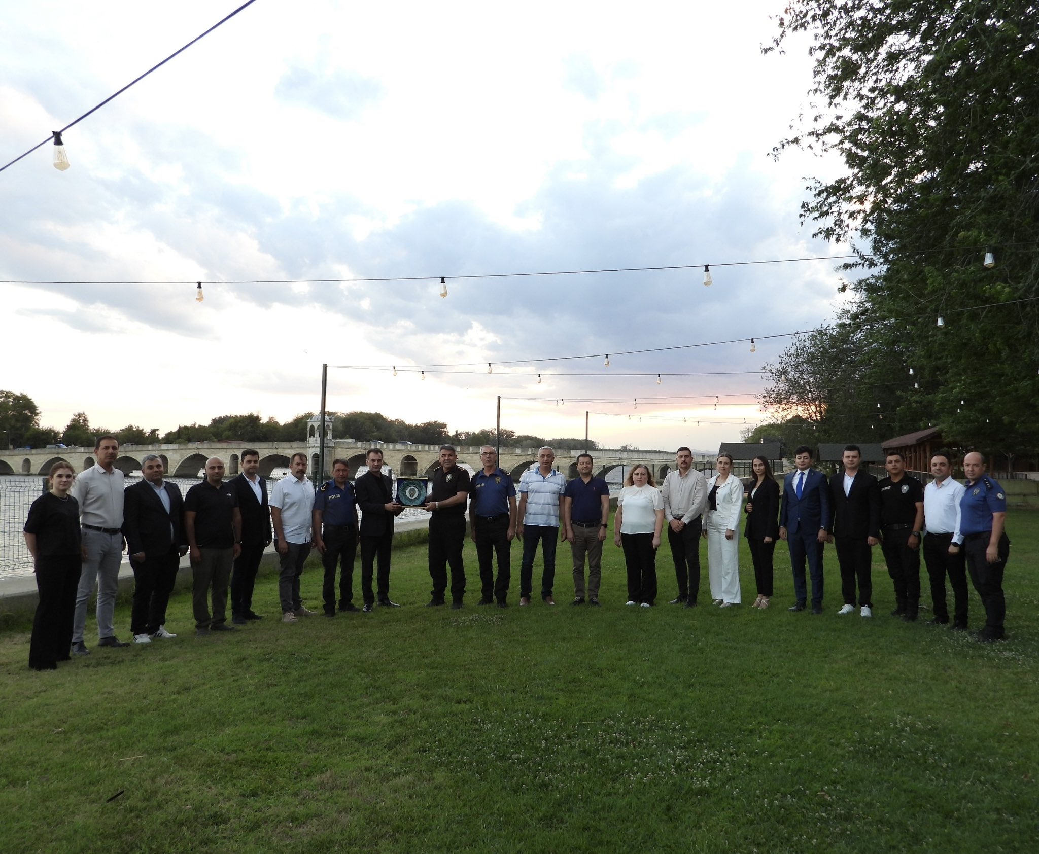 Tayini çıkan rütbeli emniyet personeline veda