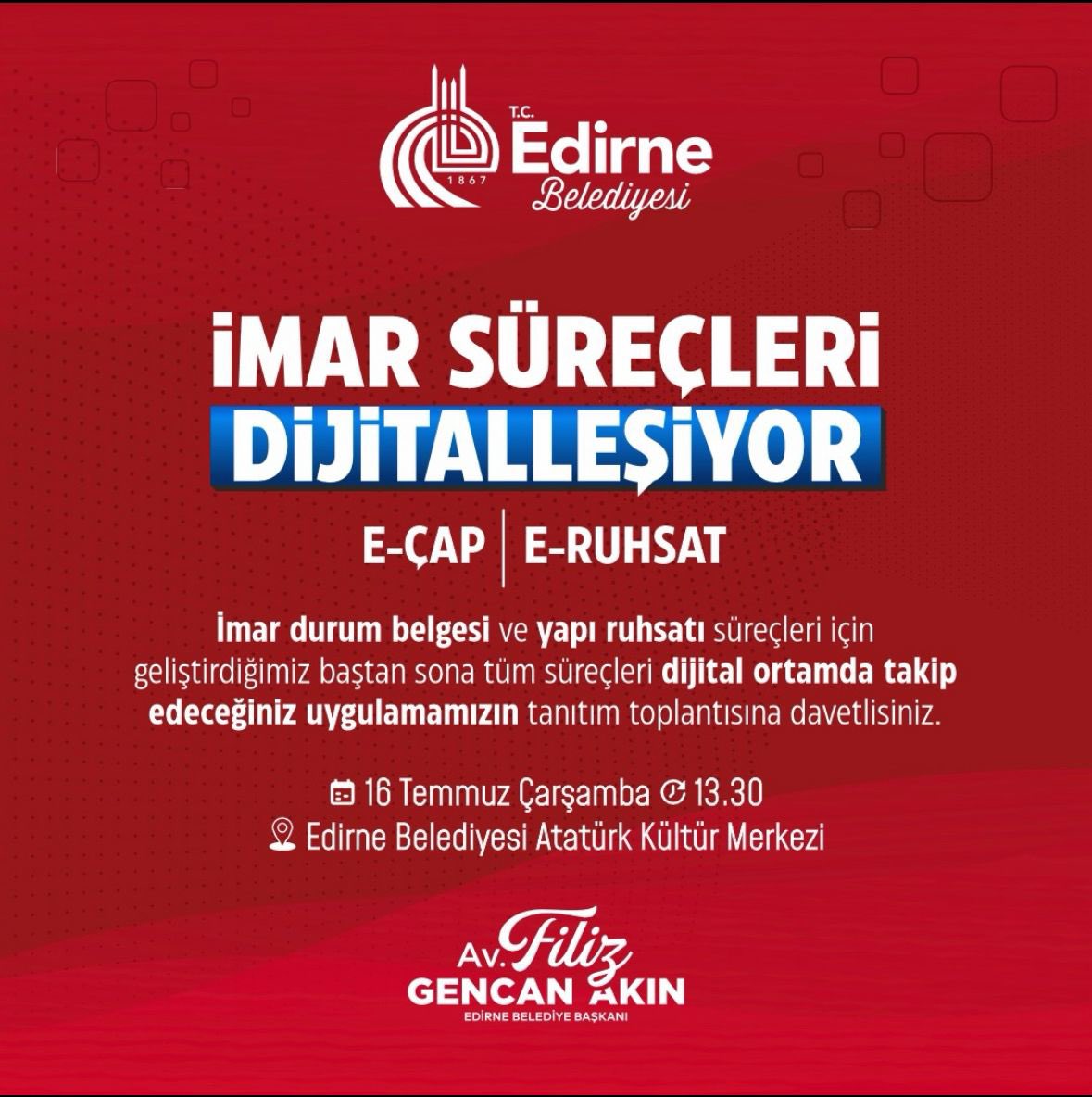 Dijitalleşme sürecinde vatandaşa davet!