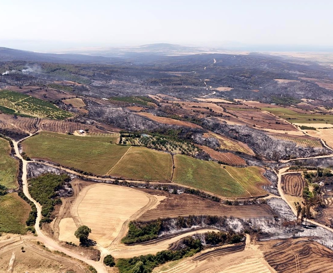 Şarköy yangını iki gün sonra söndürüldü!