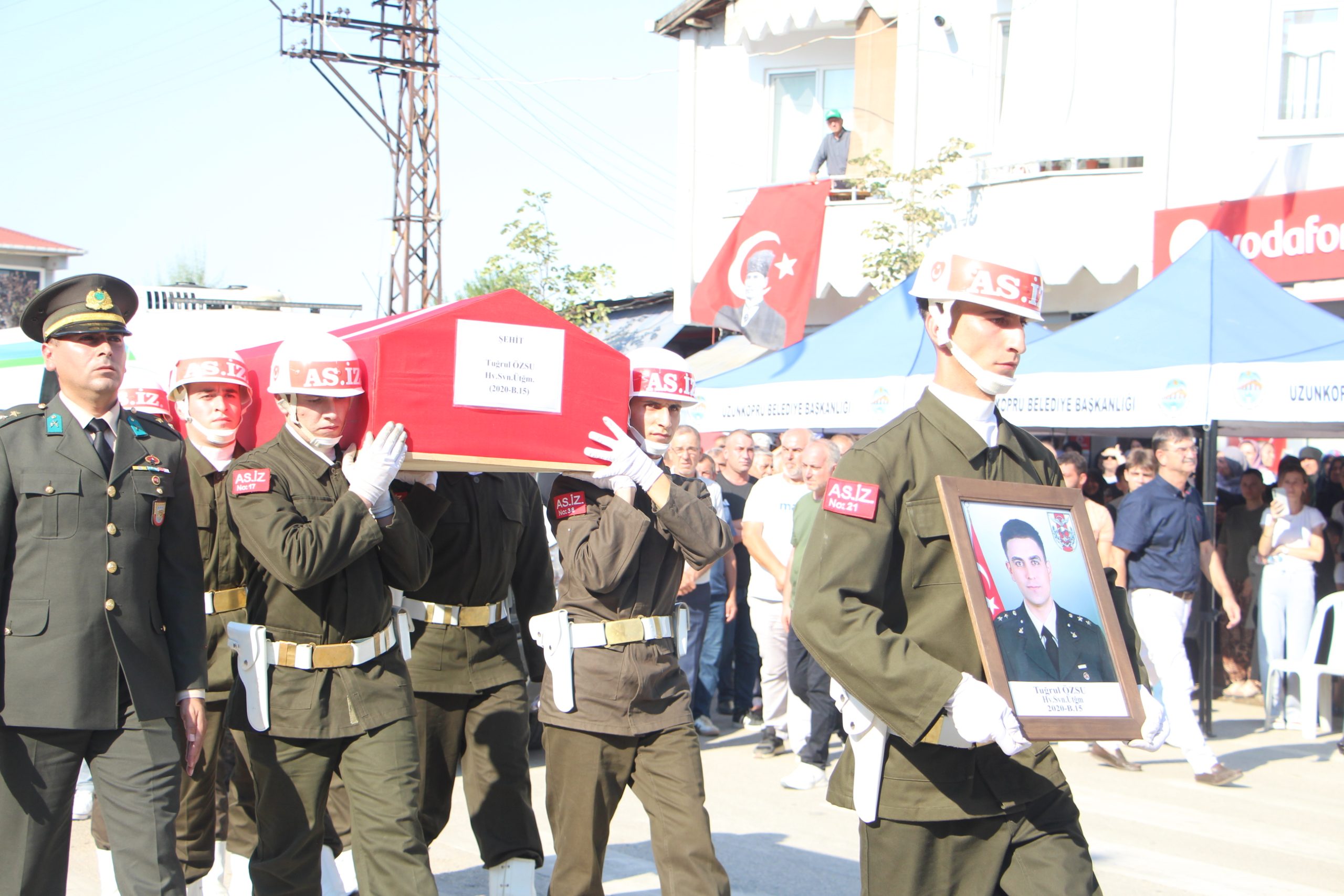 Edirne'nin şehidi vatan toprağına defnedildi