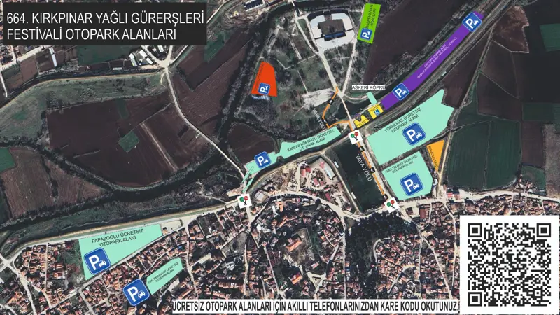 Kırkpınar'da Sarayiçi trafik planı belli oldu