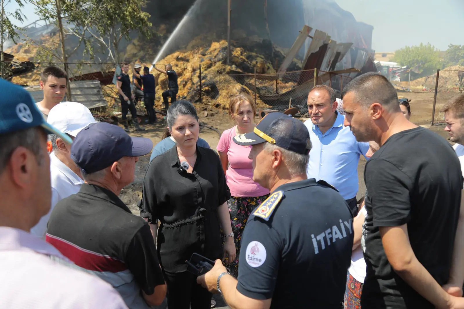 Gencan Akın'dan Karayusuf Köyü'ne geçmiş olsun ziyareti
