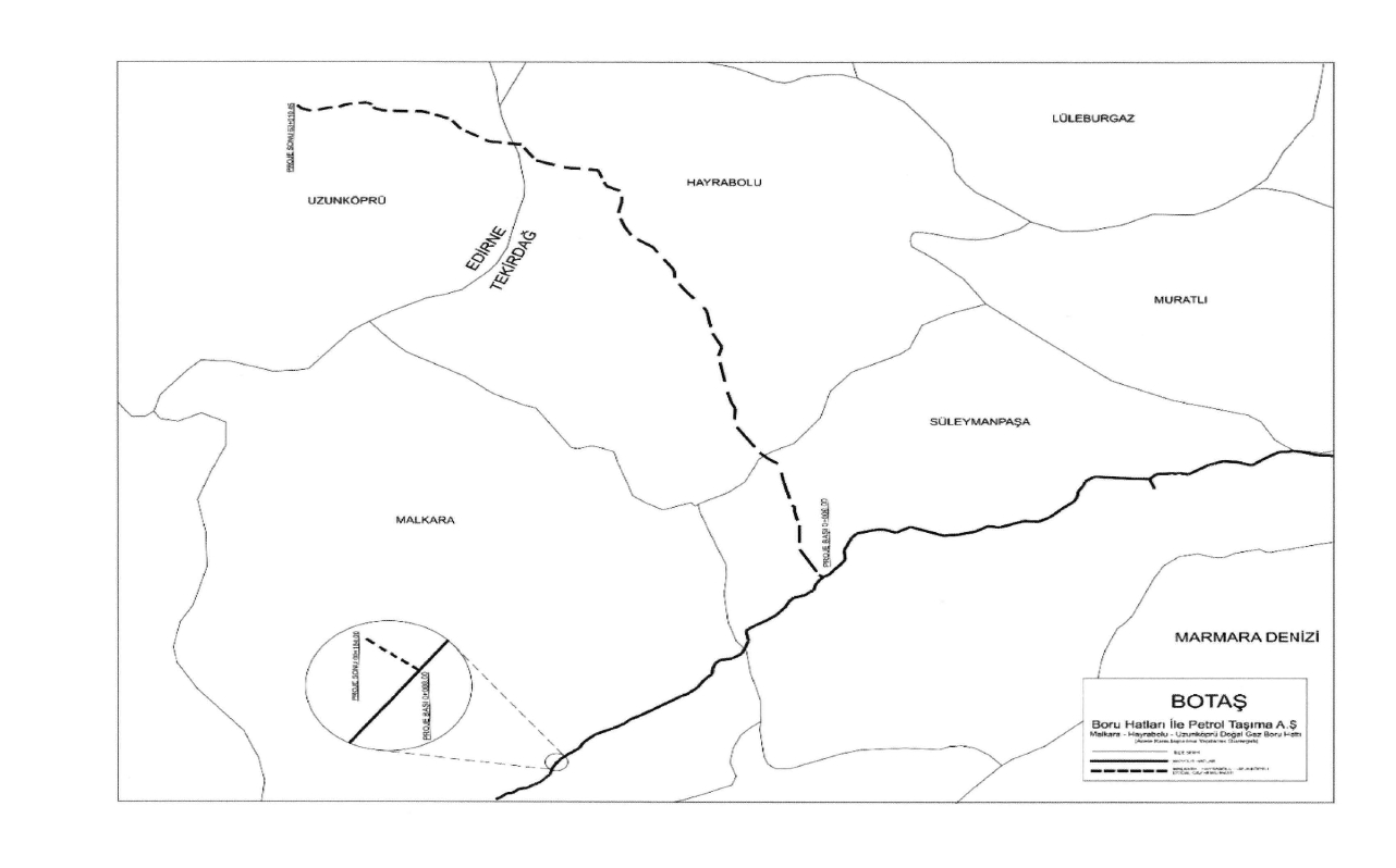Uzunköprü'de doğal gaz için acele kamulaştırma