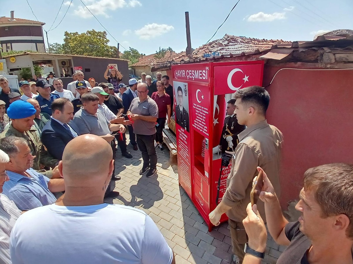 Şehit Üsteğmen Özsu hatırasına hayır çeşmesi