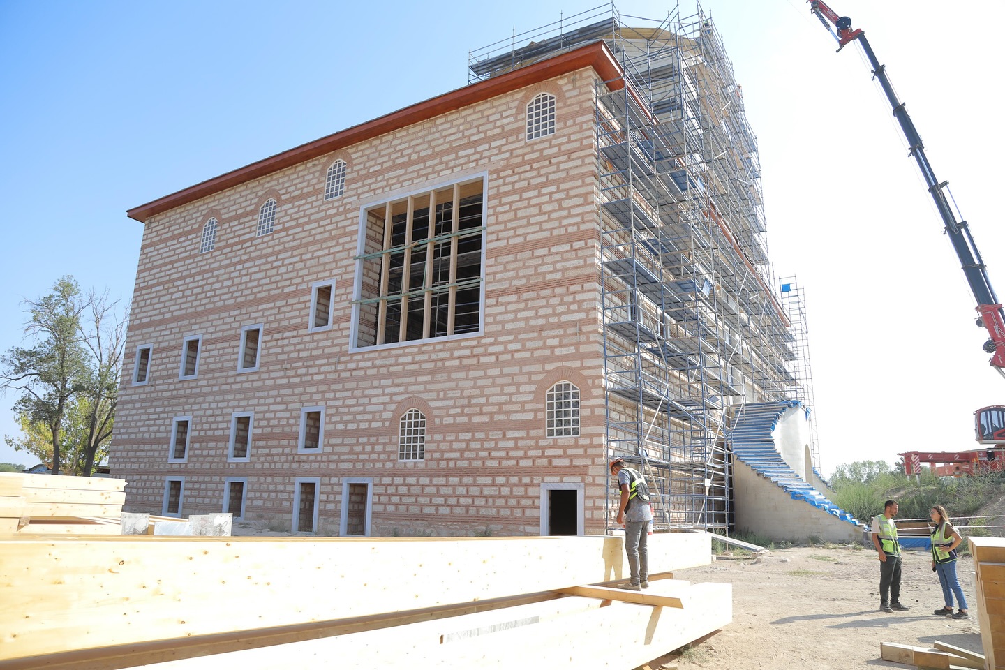 Edirne Sarayı'nda çalışmalar sürüyor