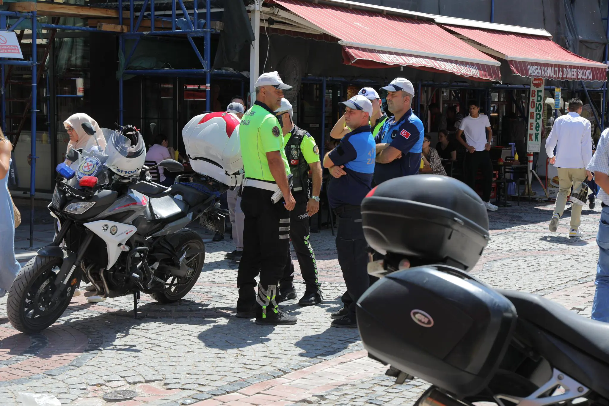 Saraçlar'da 'motosiklet' denetimi