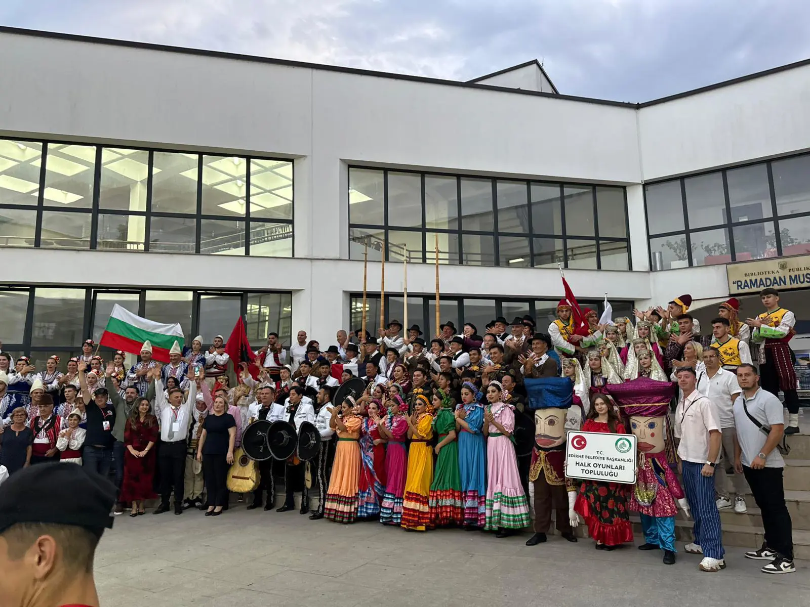 Edirne’nin dansçıları uluslararası festivalde zirvede
