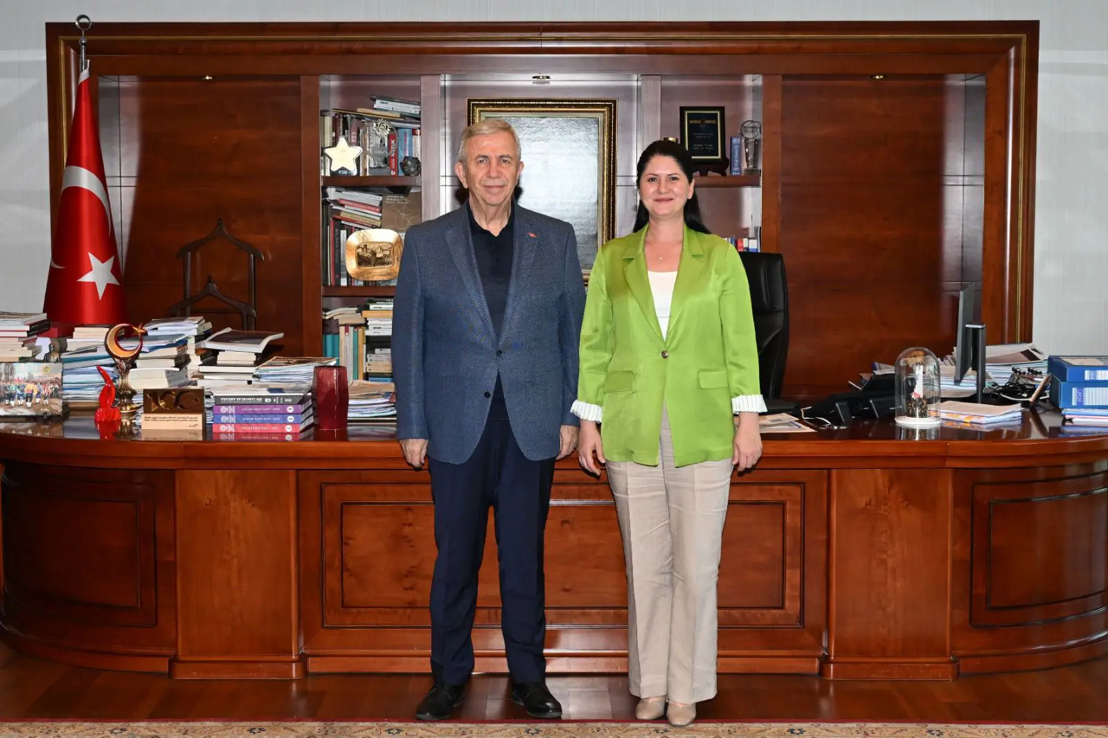 Gencan Akın'dan Yavaş ve Sağkan'a ziyaret