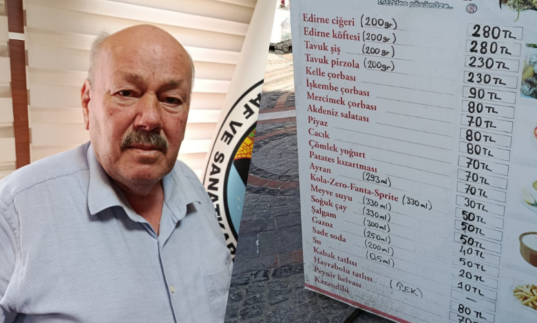 Cingöz; 'Turist azaldı, esnaf fiyat kırıyor'