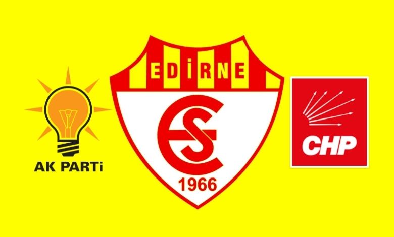Edirnespor'a destek yerine siyasete malzeme!