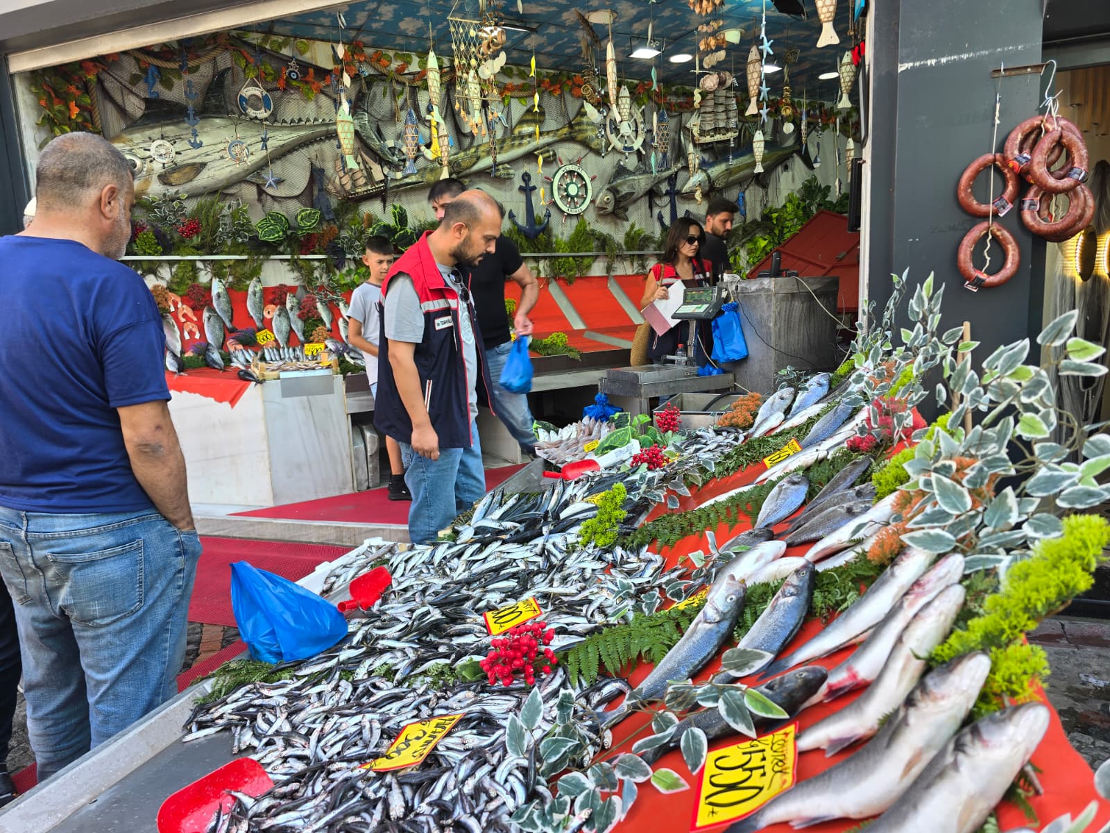 Su ürünleri satış noktalarına denetim