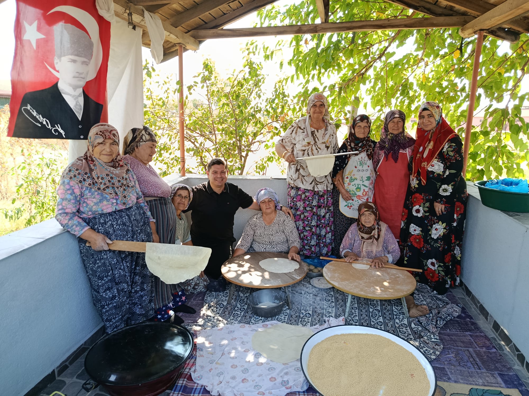 Edirneli kadınlardan 'kışlık' dayanışması