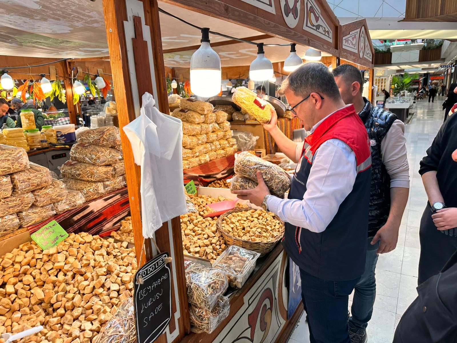 AVM'deki yöresel ürünlere denetim