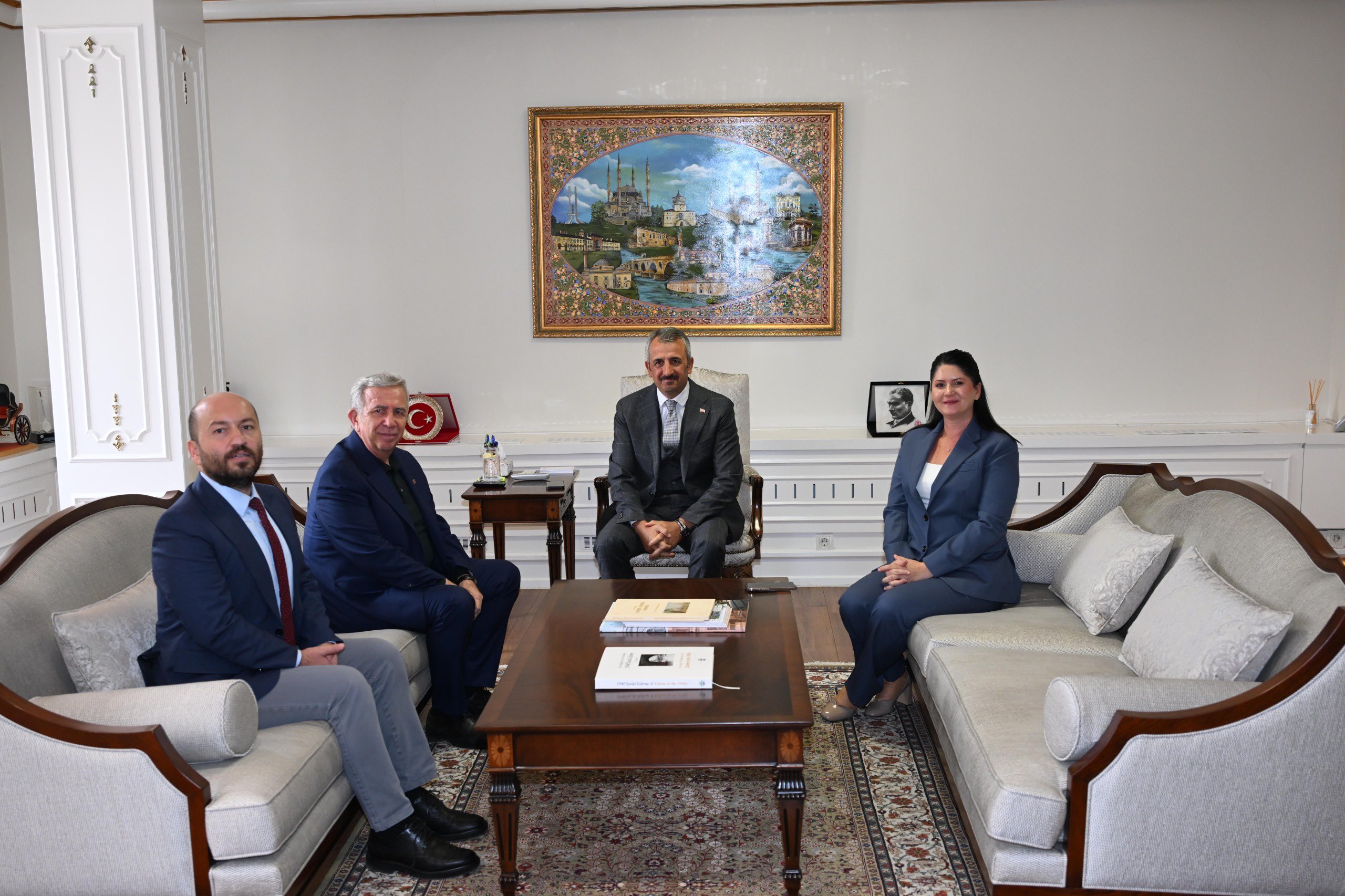 Yavaş'tan Vali Sezer'e ziyaret