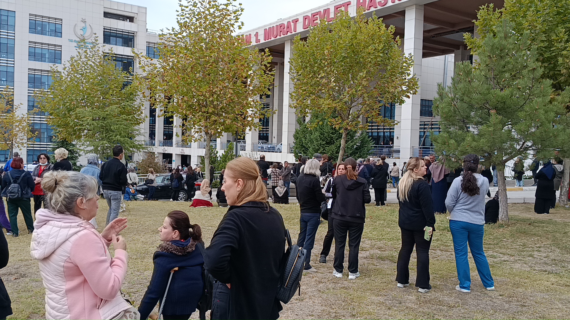 Devlet hastanesinde yangın