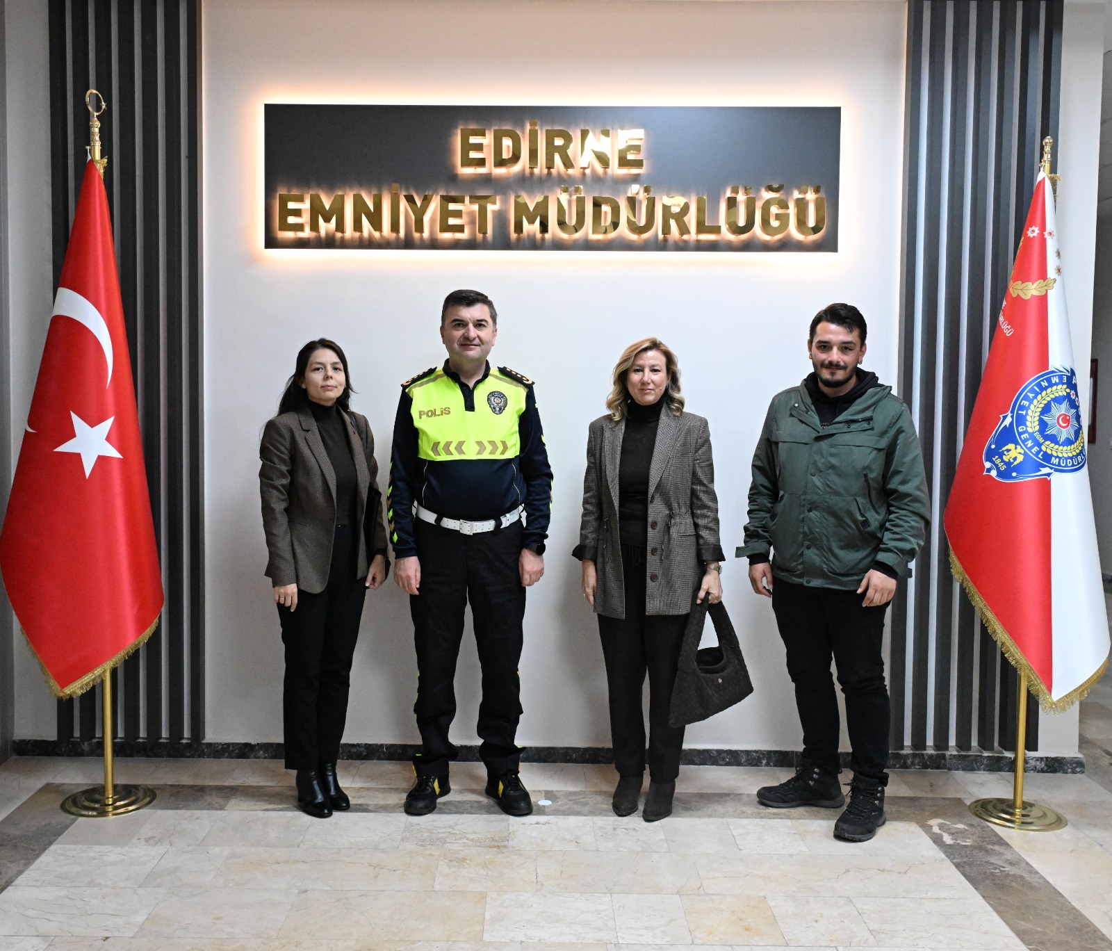 Edirne Ahval'den Emniyet Müdürü Ayhan'a ziyaret