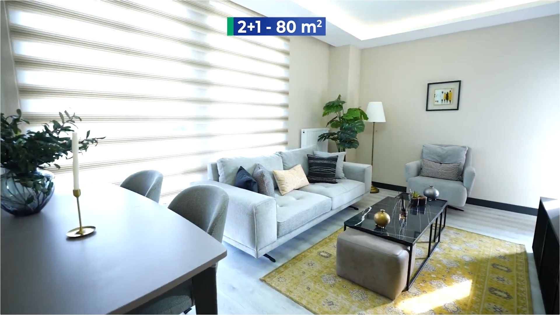 Yüzyılın Konut Projesi'nde örnek daireler paylaşıldı