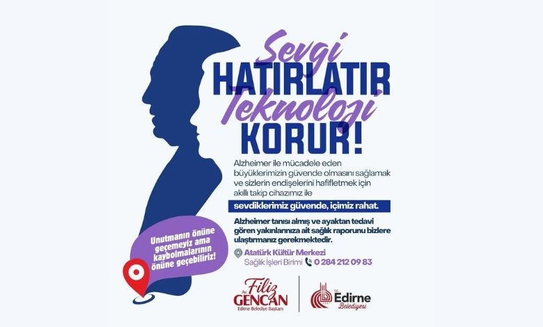 Belediyeden Alzheimer hastalarına 'akıllı takip' desteği