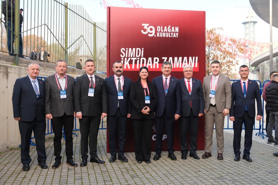 CHP Edirne heyeti Kurultay'da