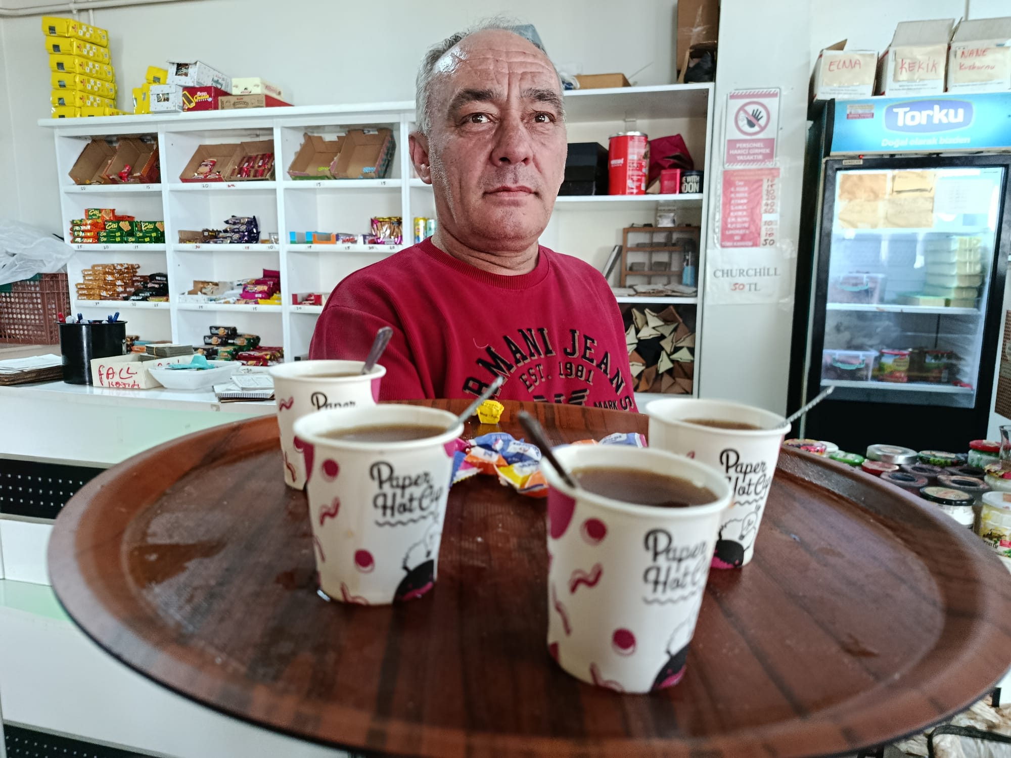 Su kesintisi, çay keyfini kartona taşıdı