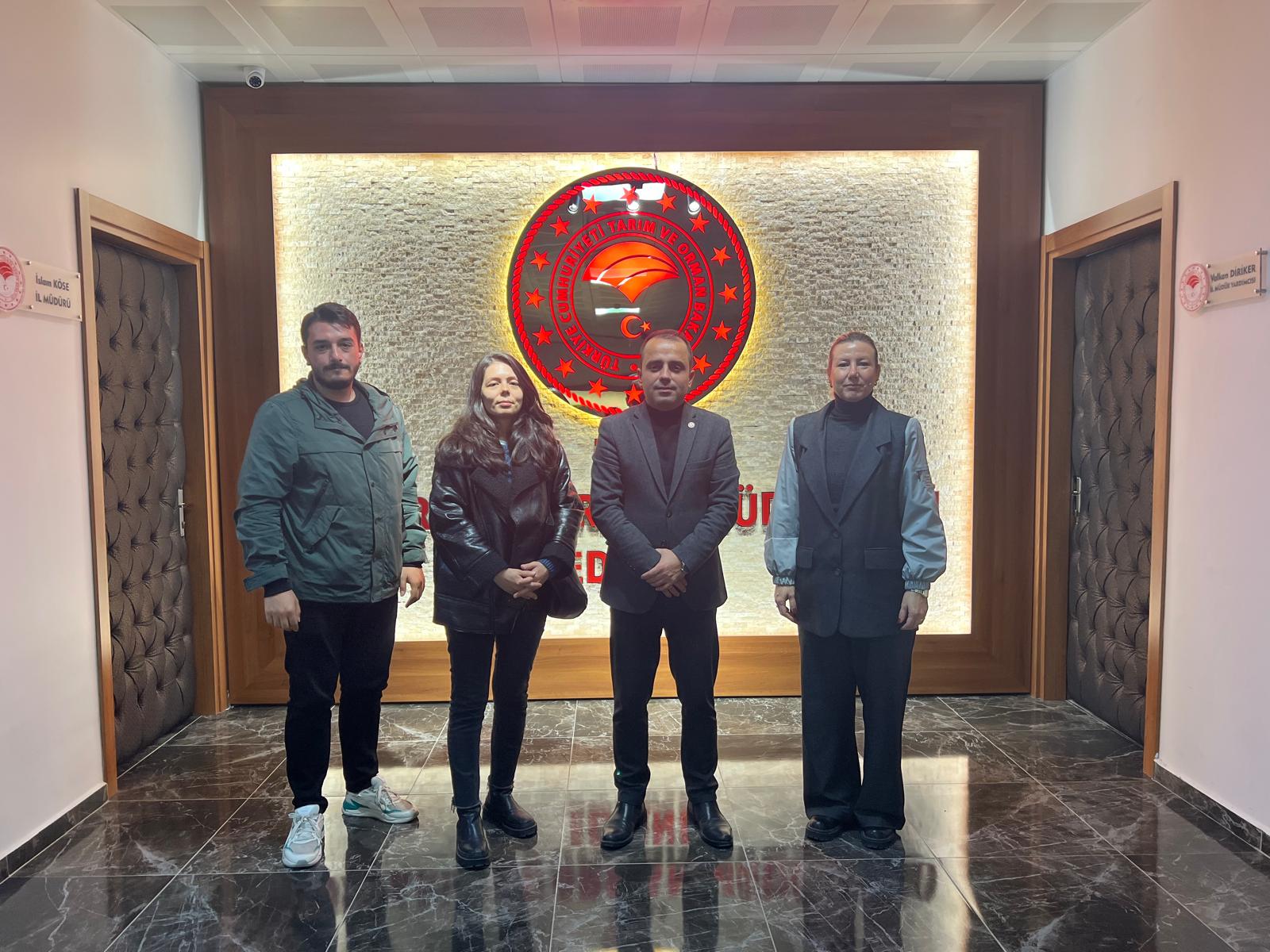Edirne Ahval’den Tarım ve Orman Müdürü Köse’ye ziyaret