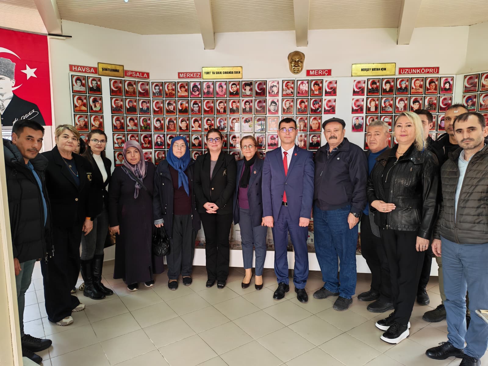 CHP Merkez İlçe'den şehit aileleri ve gazilere ziyaret