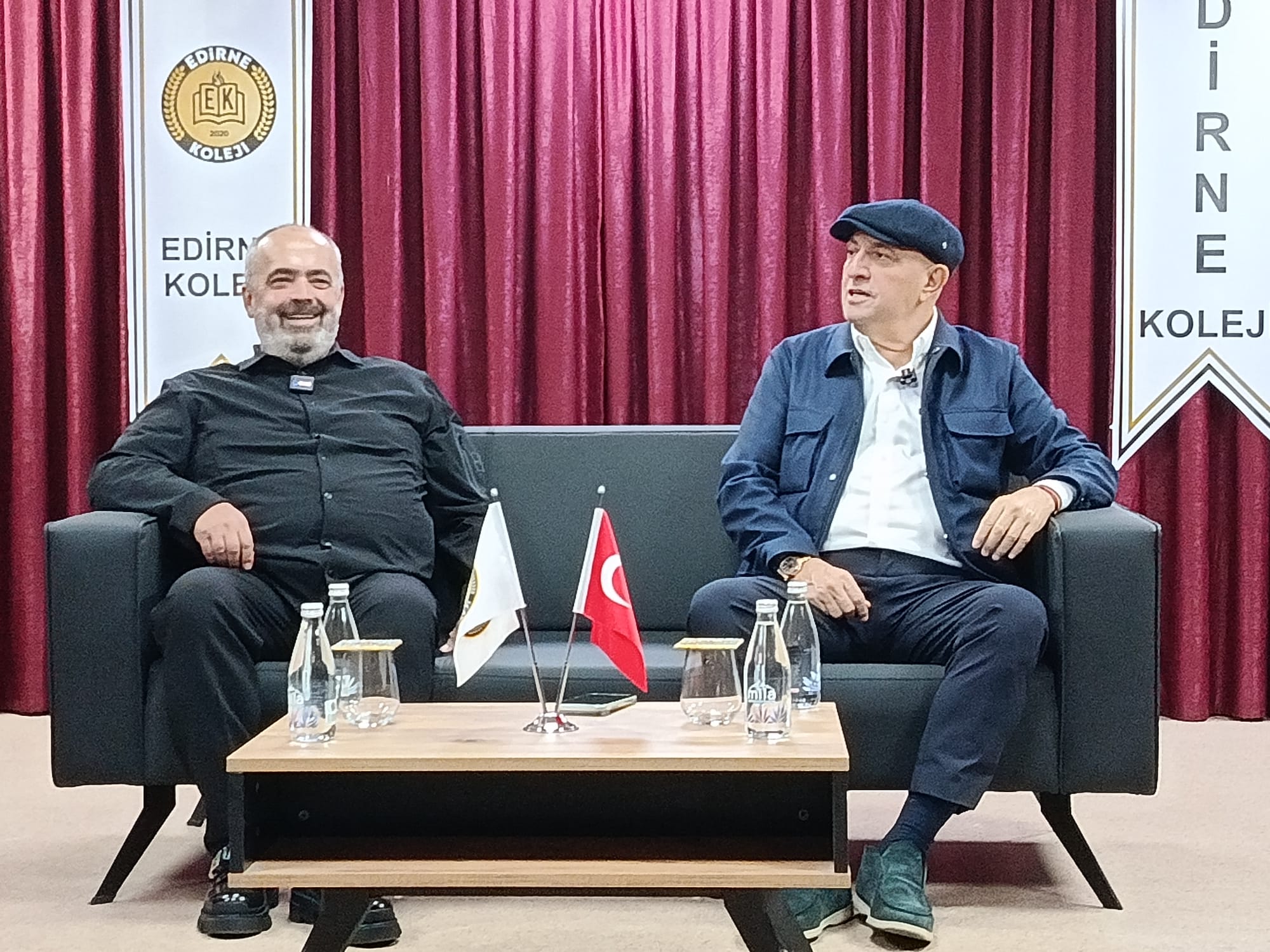 Sinan Engin Edirne'de öğrencilerle buluştu