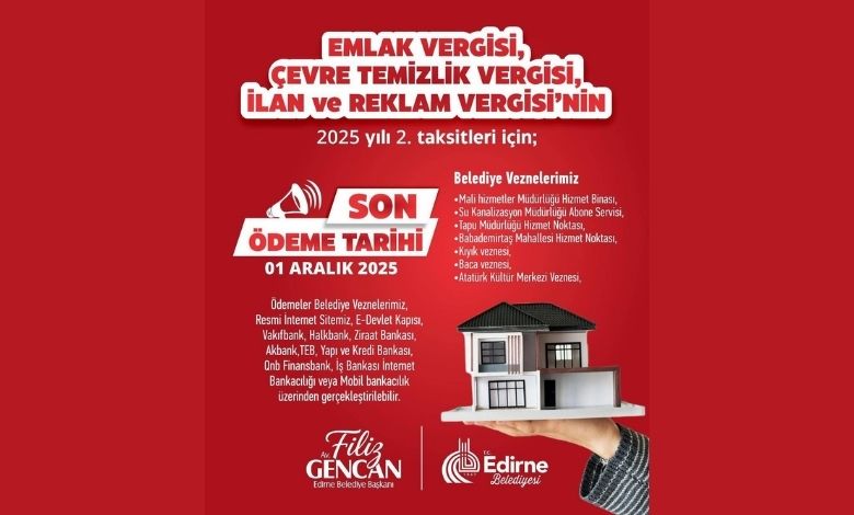 Vergi ödemeleri için son çağrı!