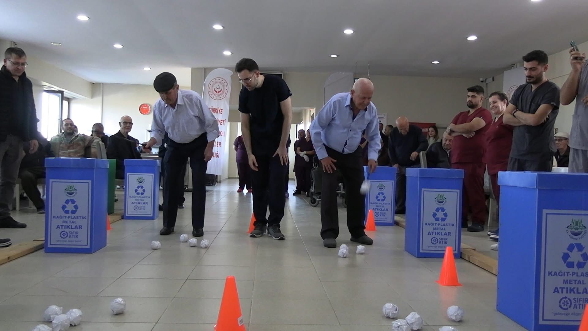 Huzurevi sakinlerine 'sıfır atık' yarışması