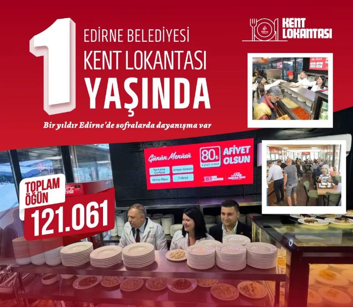 Kent lokantası 1 yaşında!