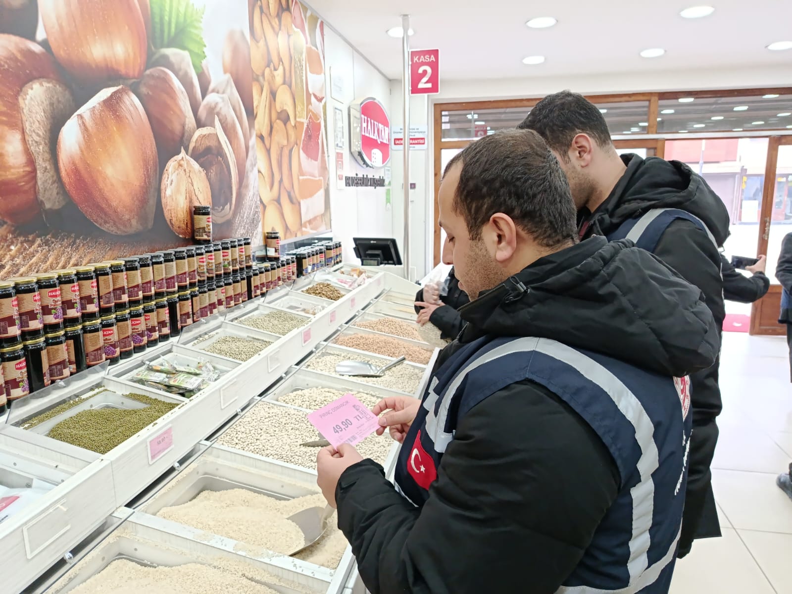 Yılbaşı öncesi esnafa denetim