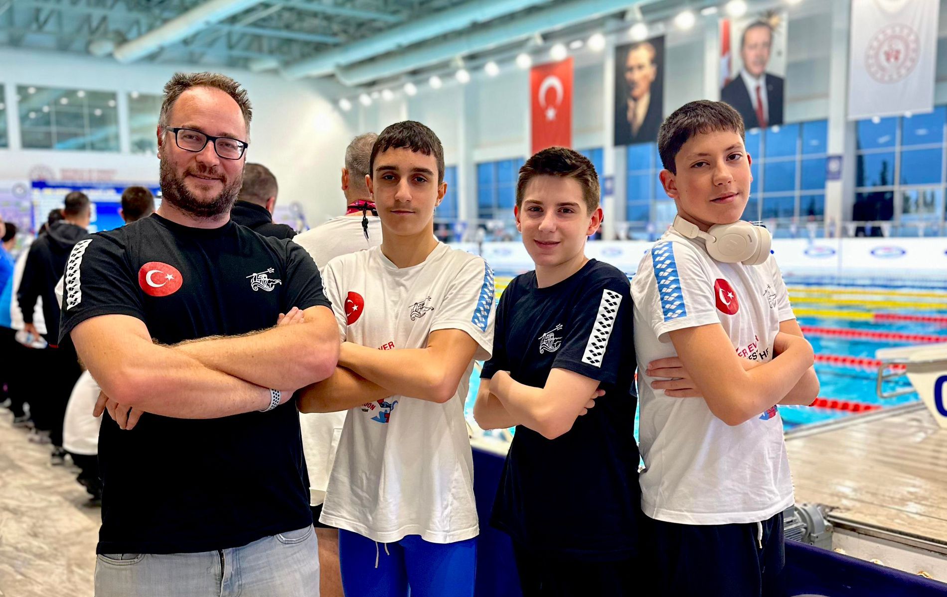 Edirne’de yüzmede Türkiye derecesi