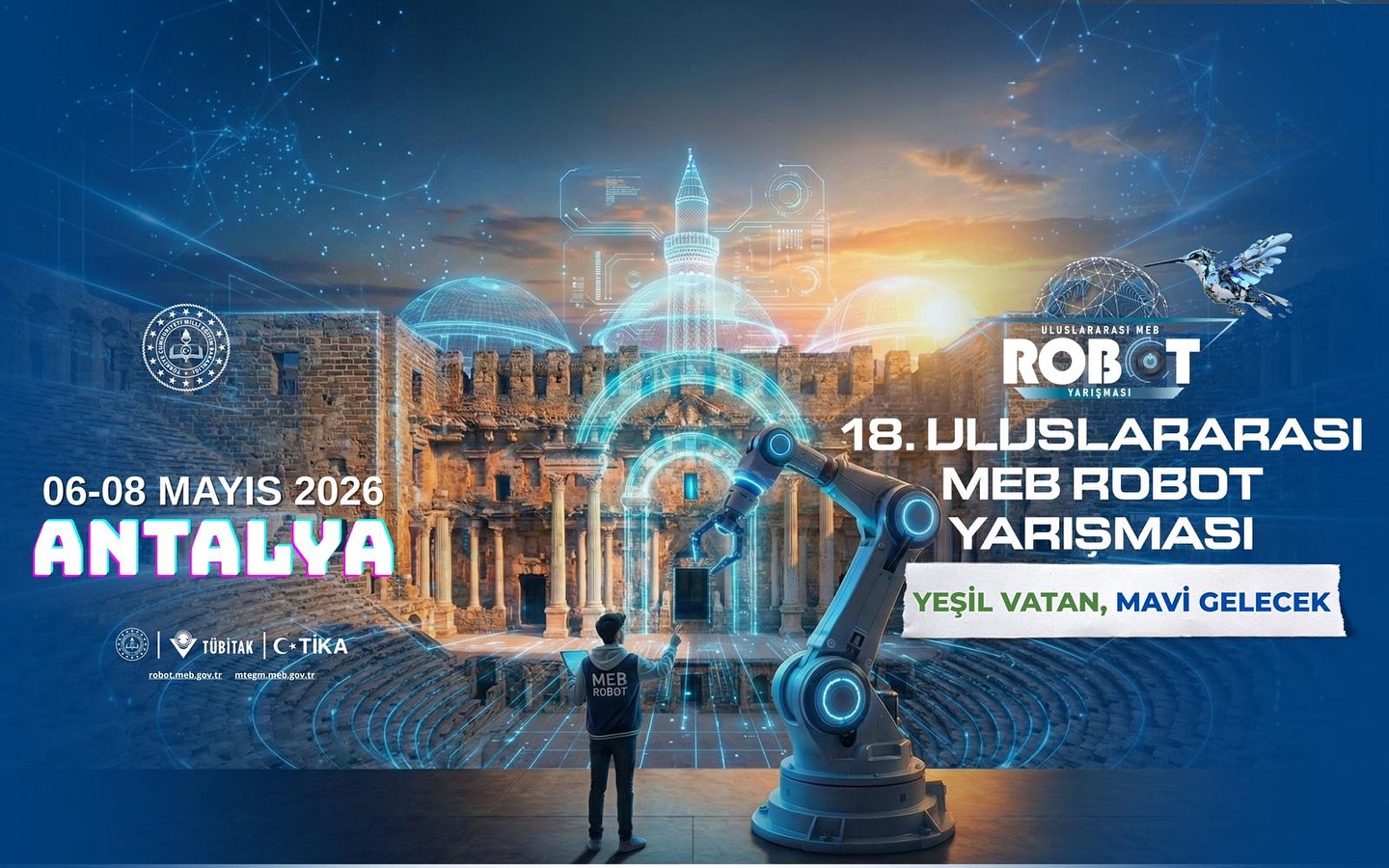 Gençler Antalya’da Robot Yarışmasında Buluşuyor