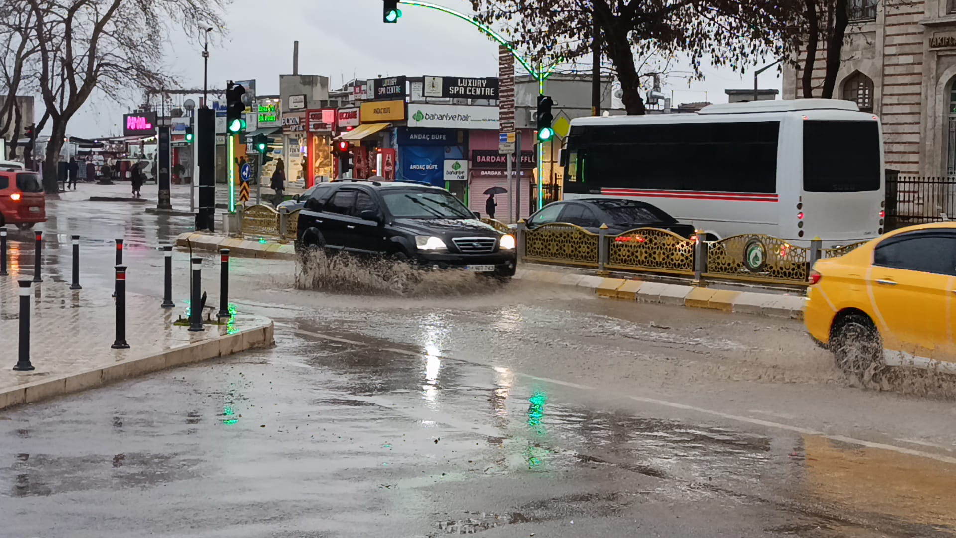 Edirne sağanağa teslim