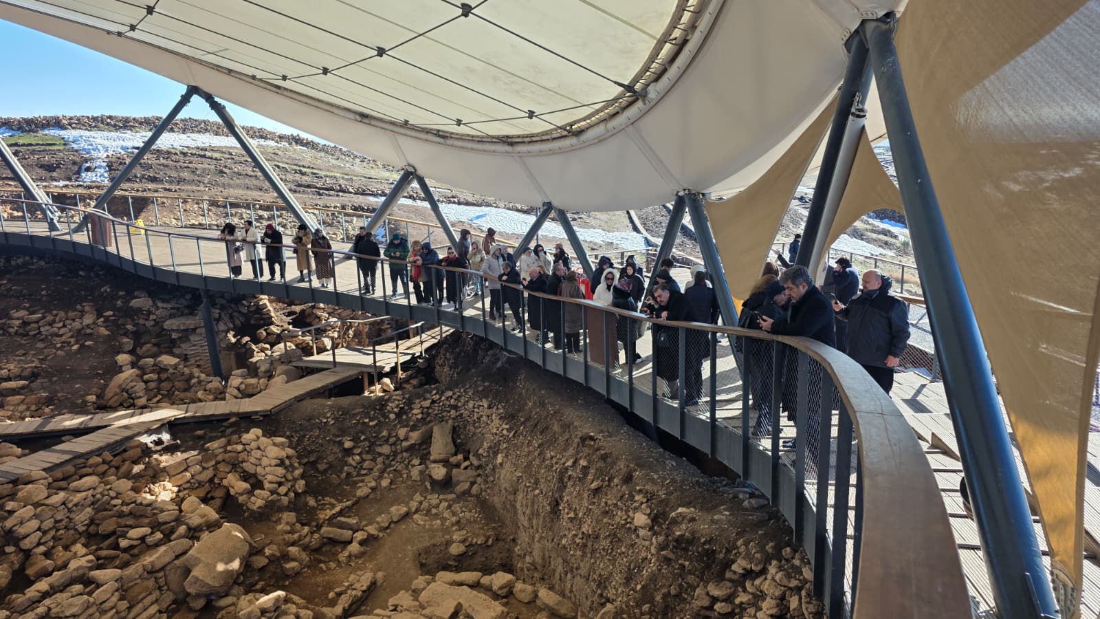 TİMBİR Heyeti Göbeklitepe’ye hayran kaldı