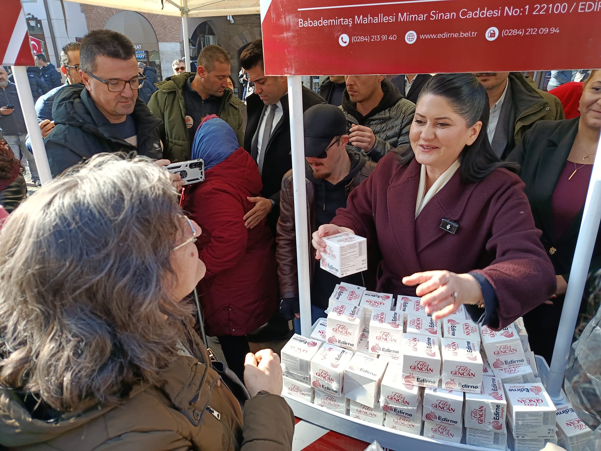 Belediyeden Miraç Kandili ikramı