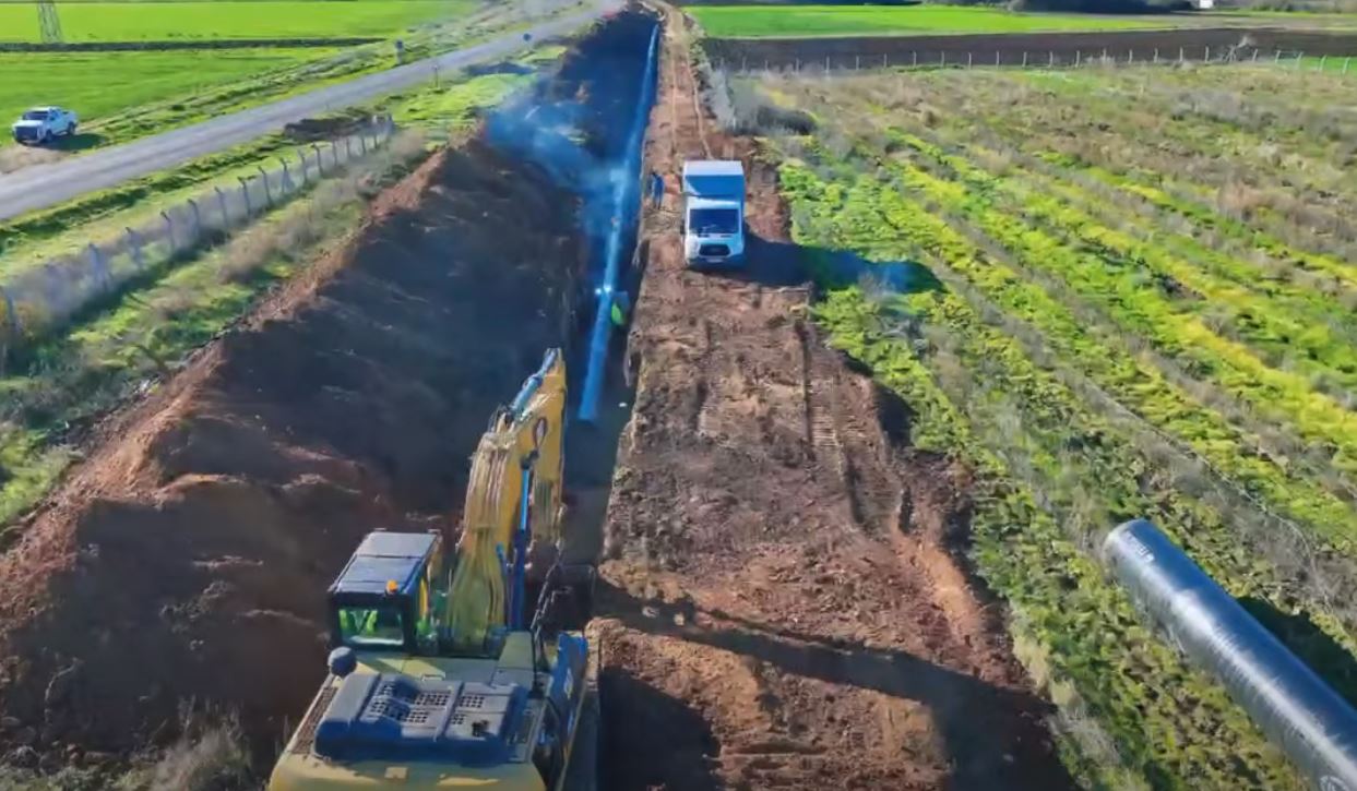 Süloğlu Barajı İsale Hattı Yenileniyor: