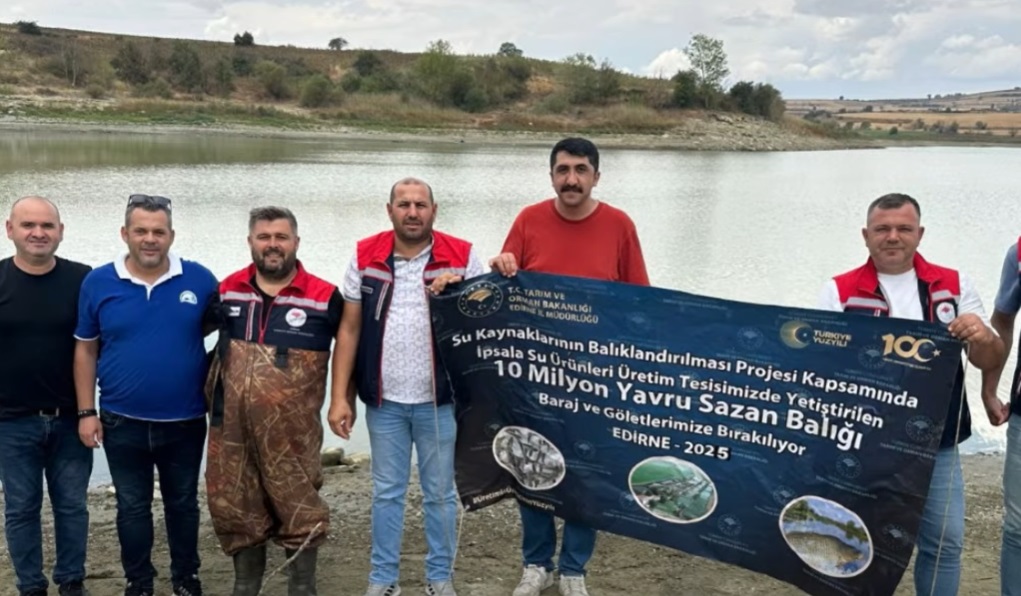 Bölgenin sazan rezervi Edirne'de!
