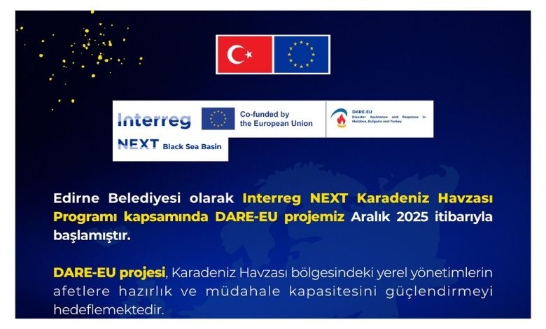 Edirne'de afetlere karşı A.B. hamlesi