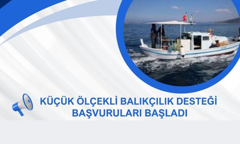 Küçük ölçekli balıkçılığa destek takvimi açıklandı